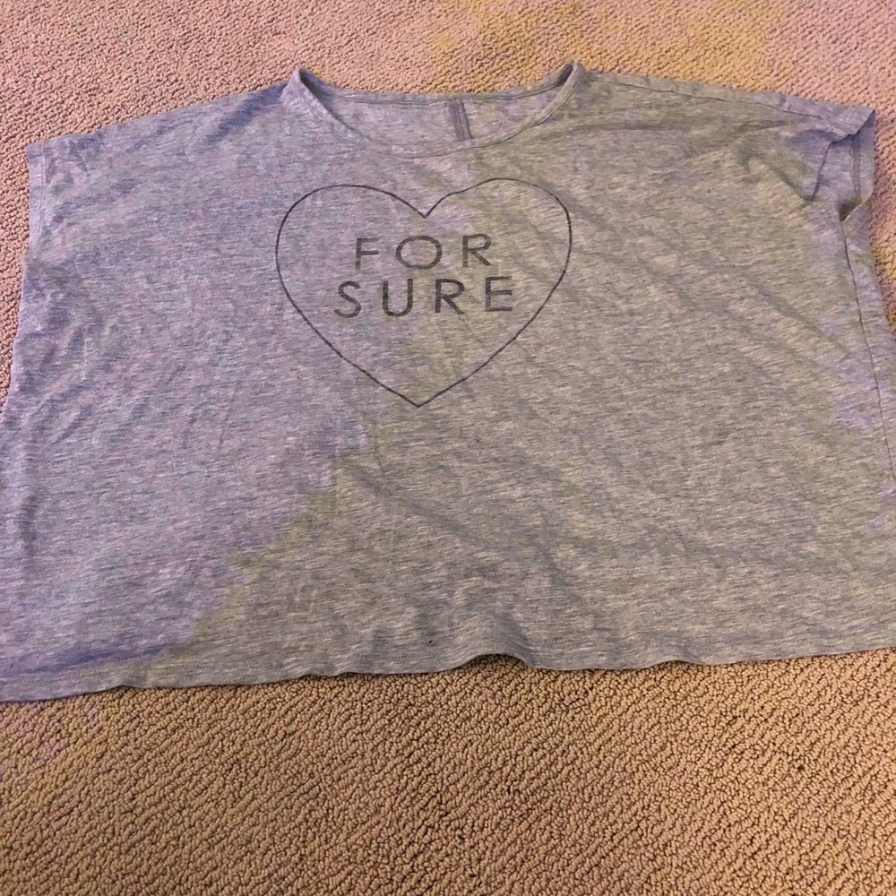 ‘for sure’ shirt